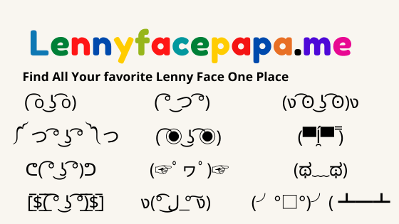 Lenny Face ( ͡° ͜ʖ ͡°) — All Text Faces Copy ✂ And Paste
